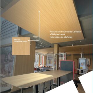Saviez-vous que les architectes de McDonald's ont choisi d'utiliser les pellicules autocollantes DI-NOC de 3M Films dans leurs nouveaux design de salle à manger ?
Voici justement une de nos réalisations.
Lien du catalogue DI-NOC avec les plus de 1000 choix de finis : https://multimedia.3m.com/mws/media/2027282O/3m-di-noc-architectural-finishes-2021-2023-sample-book-high-resolution.pdf?fbclid=IwAR2BeVAHxPz8qHs6_uE4jb_s4tnEuji-dxm0WdMht_aIzllJcBs9bOw4Slg